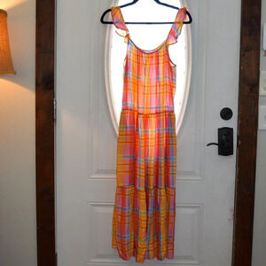 TIME and TRU Women's Mid Length Tiered Dress Size S 4/6